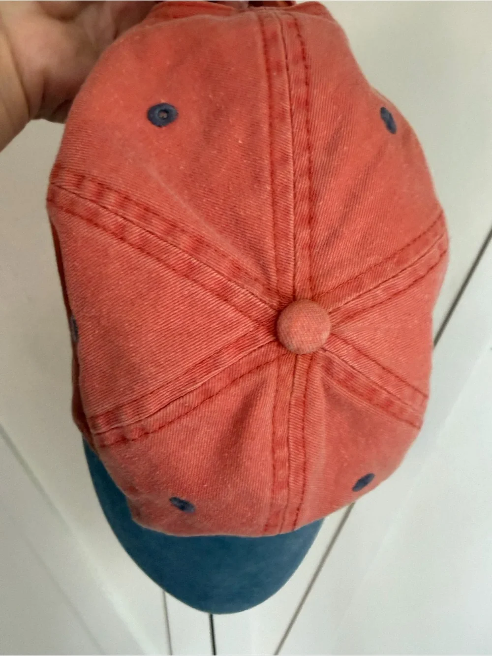 Cozumel Mexico DKPS Branded Rust-Orange hat with Blue Accent